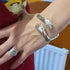 Goth Hand Hug Bracelet For Women Men Cuff Bangle Adjustable Lover Couple Bracelets - ROUTINE FASHION